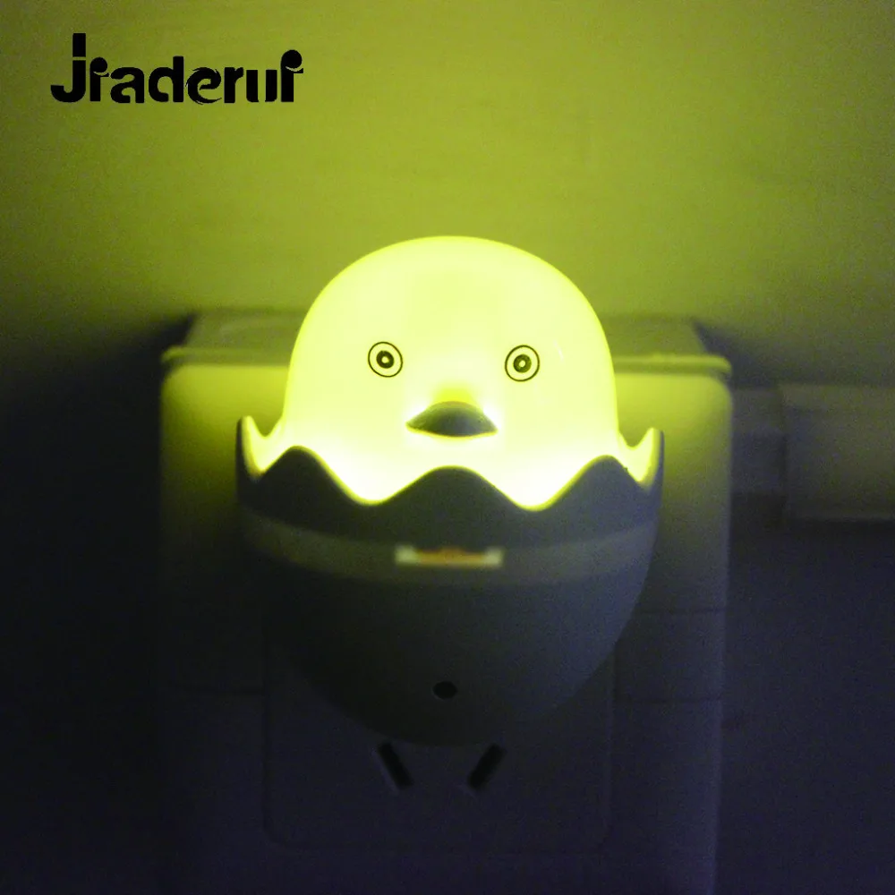 Jiaderui US EU Plug Sensor Night Light LED Wall Socket Night Lamps 110V 220V Yellow Duck Decorate Baby Bedroom Lamp Gift Light
Jiaderui US EU Plug Sensor Night Light LED Wall Socket Night Lamps 110V 220V Yellow Duck Decorate Baby Bedroom Lamp Gift Light