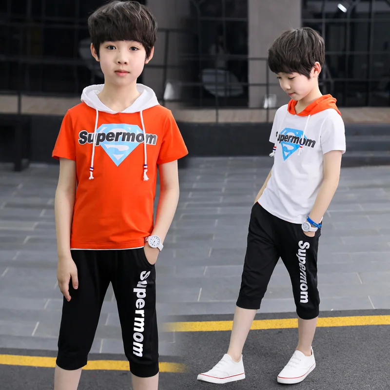 2017 Baby Boys clothings Sets Summer Boys Sets Clothes T shirt+short Pants cotton sports Letter printed Set Children Suit
2017 Baby Boys clothings Sets Summer Boys Sets Clothes T shirt+short Pants cotton sports Letter printed Set Children Suit