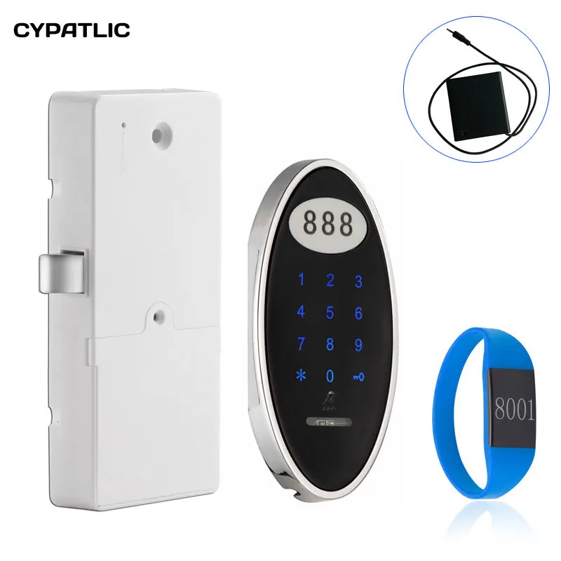 CYPATLIC Digital Door Lock Touch Combination Lock Cabinet Door Keypad Lock Password Key Access Cabinet Door Security Coded Lock
CYPATLIC Digital Door Lock Touch Combination Lock Cabinet Door Keypad Lock Password Key Access Cabinet Door Security Coded Lock