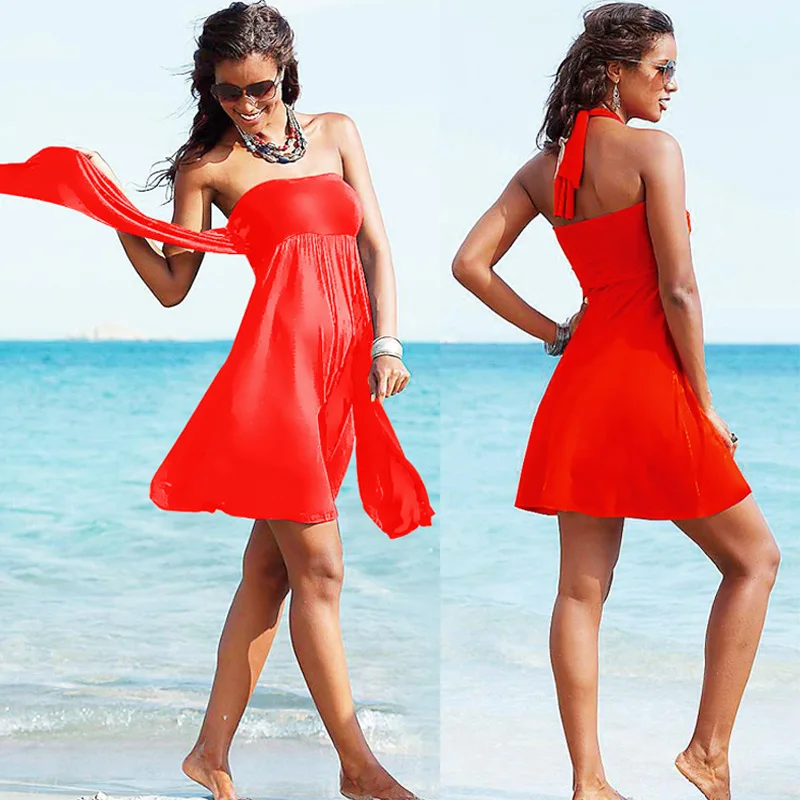 Fashion Summer Beach Skirt Various Wearing Methods Women Wrapped Chest Beach Dress Swim Dress Bathing Suit Female Beachwear
Fashion Summer Beach Skirt Various Wearing Methods Women Wrapped Chest Beach Dress Swim Dress Bathing Suit Female Beachwear