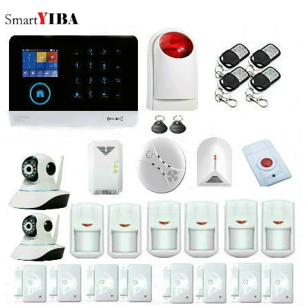SmartYIBA Intelligent Voice Prompt TFT LCD Touch Screen 3G WiFi Alarm System Dual Network Home Security Burglar For SMART HOUSE
SmartYIBA Intelligent Voice Prompt TFT LCD Touch Screen 3G WiFi Alarm System Dual Network Home Security Burglar For SMART HOUSE