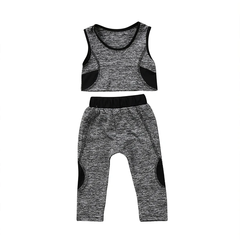 Toddler Kids Baby Girls Yoga Vest Crop Top Pants Leggings Sport Casual Outfits Children Set 1-6Y
Toddler Kids Baby Girls Yoga Vest Crop Top Pants Leggings Sport Casual Outfits Children Set 1-6Y