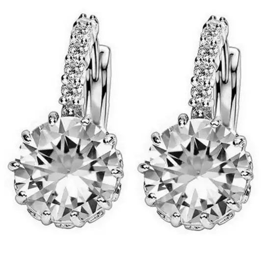 High Quality 2017 Silver Fine CZ Zircon Earrings For Women Fashion Wedding Jewelry Earring 9 Colors oorbellen best women gift
High Quality 2017 Silver Fine CZ Zircon Earrings For Women Fashion Wedding Jewelry Earring 9 Colors oorbellen best women gift