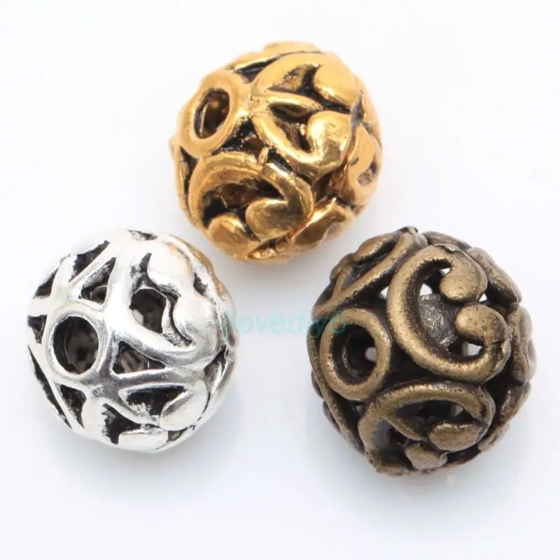 10pcs 12x12m Gold Silver Tone Spacer Heart Metal Ball Beads For Bracelet Jewelry Making Diy Accessories For Needlework Wholesale
10pcs 12x12m Gold Silver Tone Spacer Heart Metal Ball Beads For Bracelet Jewelry Making Diy Accessories For Needlework Wholesale