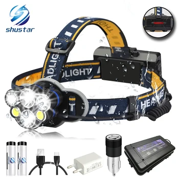 Brightest LED Headlamp Waterproof Headlight 8 lighting modes 6xLED Head Suitable for fishing, cycling,camping, etc.
Brightest LED Headlamp Waterproof Headlight 8 lighting modes 6xLED Head Suitable for fishing, cycling,camping, etc.