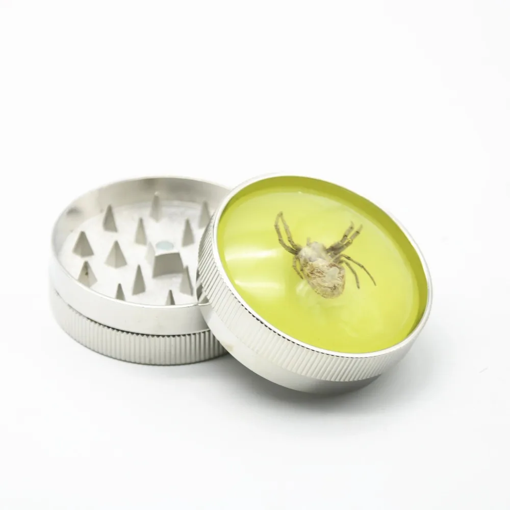1PC Creative insect Amber luminous Grinder Metal Zinc Alloy Smoking Grinder 2 Layers Crusher Muller Herb Herbal Tobacco Grinder
1PC Creative insect Amber luminous Grinder Metal Zinc Alloy Smoking Grinder 2 Layers Crusher Muller Herb Herbal Tobacco Grinder