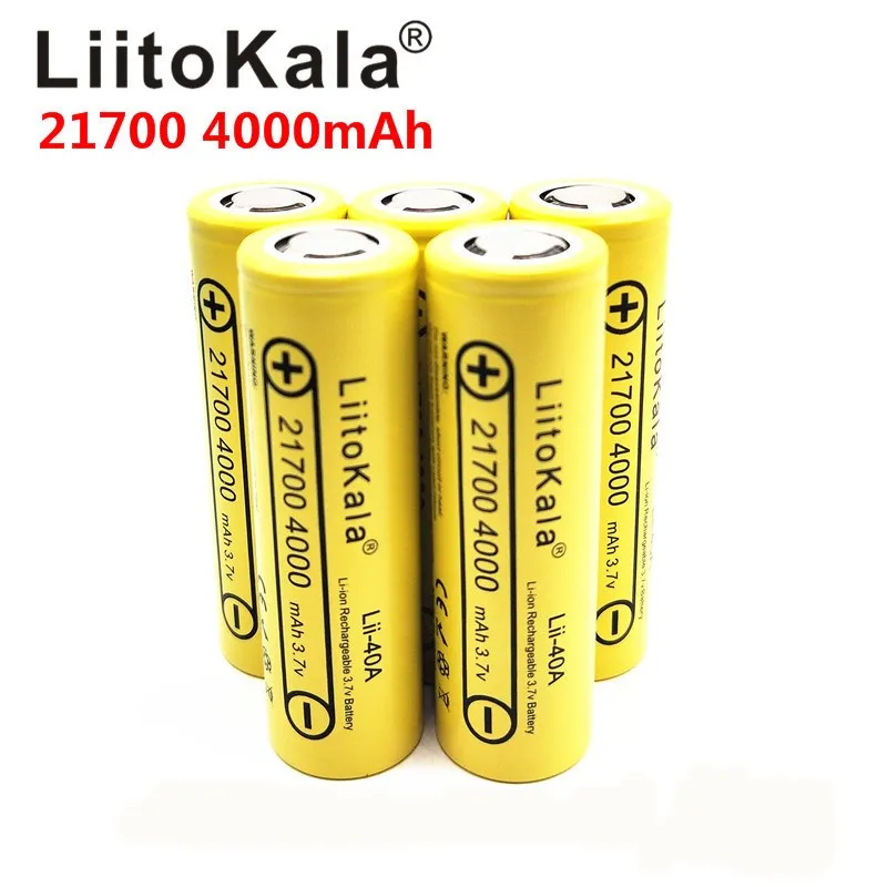 LiitoKala Li 21700 4000 mah Yes Battery 3.7 V 40A-Ni Para cigarro Mod / Kit 3.7 V 30A Poder 5C Download Fee e-cigarette flashli
LiitoKala Li 21700 4000 mah Yes Battery 3.7 V 40A-Ni Para cigarro Mod / Kit 3.7 V 30A Poder 5C Download Fee e-cigarette flashli