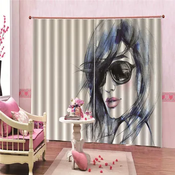 Girl Kitchen 3d Curtains Textile Decoration Living Room Window Panel Rideaux Customized Size Accessoires Curtain Bath
Girl Kitchen 3d Curtains Textile Decoration Living Room Window Panel Rideaux Customized Size Accessoires Curtain Bath