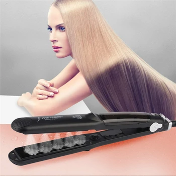Professional Ceramic Steam Hair Straightener Comb Brush Fast Heating 450F LED Digitial Hair Flat Iron Vapor Straightening Irons
Professional Ceramic Steam Hair Straightener Comb Brush Fast Heating 450F LED Digitial Hair Flat Iron Vapor Straightening Irons