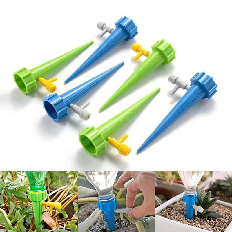 6pcs Automatic Watering Tools Plant Self Watering Adjustable Stakes Device Automatic Watering Spikes Irrigation System
6pcs Automatic Watering Tools Plant Self Watering Adjustable Stakes Device Automatic Watering Spikes Irrigation System