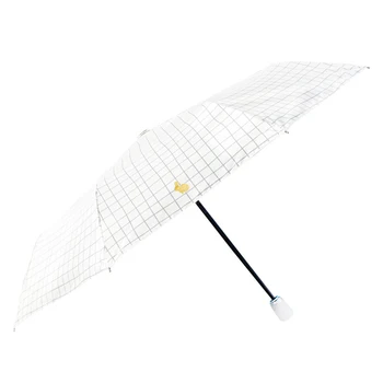 Grid Automatic Folding Umbrella For Women Black Coating Sunscreen Anti-UV Parasol Fashion Windproof Sunny And Rain Umbrellas
Grid Automatic Folding Umbrella For Women Black Coating Sunscreen Anti-UV Parasol Fashion Windproof Sunny And Rain Umbrellas
