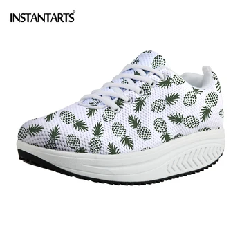 INSTANTARTS Women Swing Toning Shoes Pineapple Prints Fitness Shoes for Woman Breathable Platform Ladies Sport Slimming Sneakers
INSTANTARTS Women Swing Toning Shoes Pineapple Prints Fitness Shoes for Woman Breathable Platform Ladies Sport Slimming Sneakers