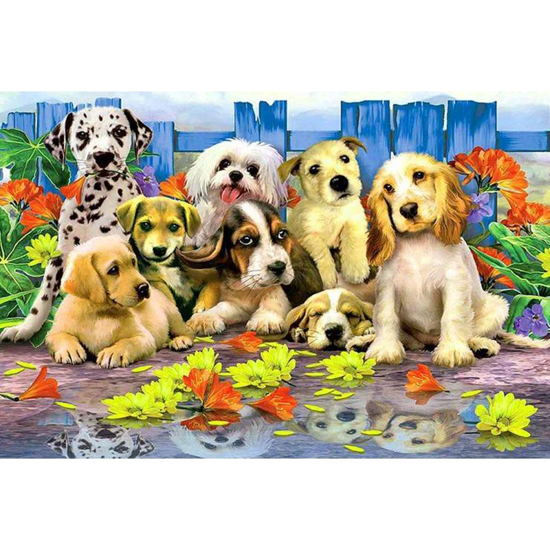 5D diy diamond painting Animal Courtyard Dogs Home Decoration Diamond Embroidery Full Mosaic Decoration Needlework Gift
5D diy diamond painting Animal Courtyard Dogs Home Decoration Diamond Embroidery Full Mosaic Decoration Needlework Gift