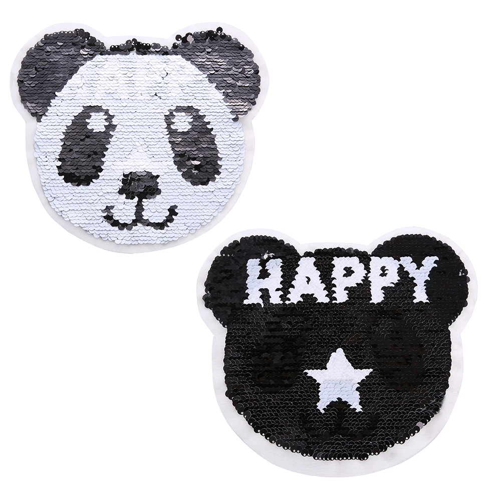 Reversible Change Color Sequins Sew On Patches for Clothes DIY Panda Patch Applique Bag Clothing Coat Sweater Crafts
Reversible Change Color Sequins Sew On Patches for Clothes DIY Panda Patch Applique Bag Clothing Coat Sweater Crafts