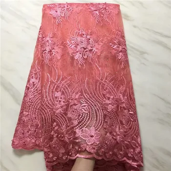 Wholesale price French lace material African tulle net lace fabric with embroidery EN143(5yards/lot)
Wholesale price French lace material African tulle net lace fabric with embroidery EN143(5yards/lot)
