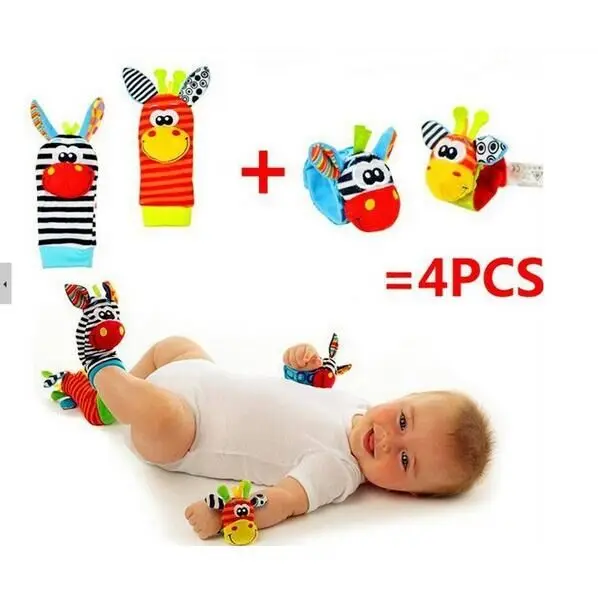 4pcs/lot=2 pcs waist+2 pcs socks, New Hot Toy Baby Rattle Toys Garden Bug Wrist Rattle and Foot Socks Free shipping
4pcs/lot=2 pcs waist+2 pcs socks, New Hot Toy Baby Rattle Toys Garden Bug Wrist Rattle and Foot Socks Free shipping