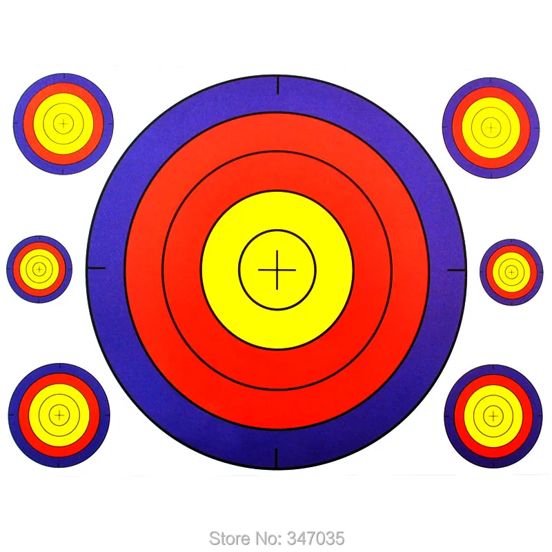 10 pcsTarget face Paper Archery Bow Outdoor Sports Shooting Practise Three Circle Paper 18 cm x 21 cm
10 pcsTarget face Paper Archery Bow Outdoor Sports Shooting Practise Three Circle Paper 18 cm x 21 cm