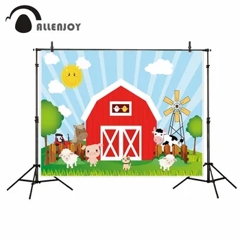 Allenjoy photography background red barn farm animal birthday party backdrop photo portrait shoot props photocall studio
Allenjoy photography background red barn farm animal birthday party backdrop photo portrait shoot props photocall studio