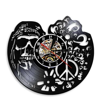 1Piece Rock Skull Design Vinyl Record Wall Clock Creative Skull Vintage Wall Clock Handmade Home Decor Art Relogio De Parede
1Piece Rock Skull Design Vinyl Record Wall Clock Creative Skull Vintage Wall Clock Handmade Home Decor Art Relogio De Parede