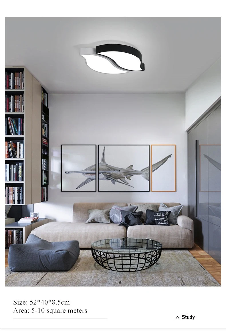 led ceiling light dimmable remote control light fixtures 7