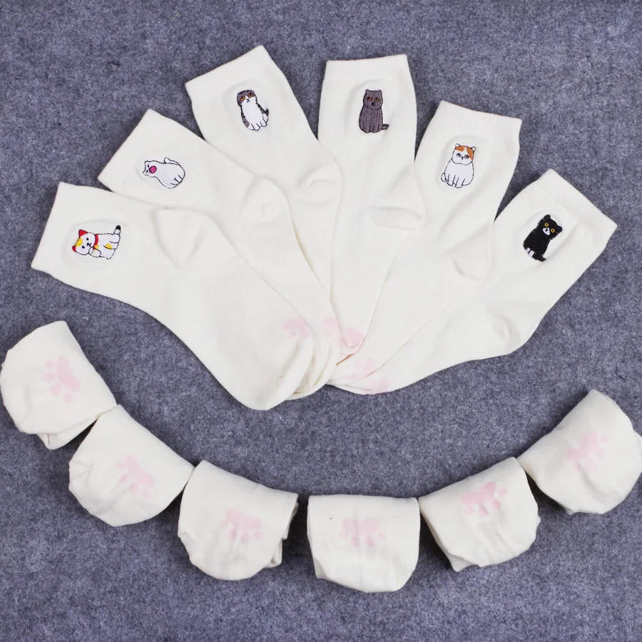 2017 New Cotton Garfield Cat Series Embroidery Socks Series Comfortable White Calcetines Women Socks
2017 New Cotton Garfield Cat Series Embroidery Socks Series Comfortable White Calcetines Women Socks