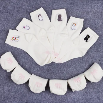 2017 New Cotton Garfield Cat Series Embroidery Socks Series Comfortable White Calcetines Women Socks
2017 New Cotton Garfield Cat Series Embroidery Socks Series Comfortable White Calcetines Women Socks