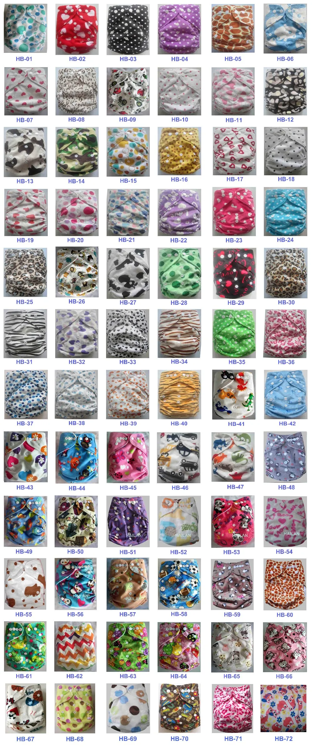 HB series pattern list(20150923)