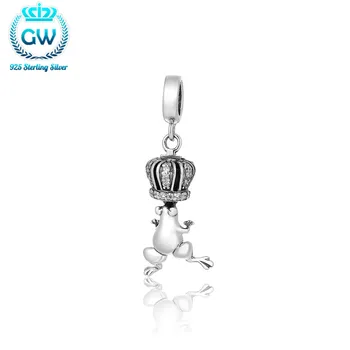 Pendentif Argent Silver Frog Charm Crown & Animal Pendant Fit Designer Fashion Bangle Diy 925 Silver Jewelry S204-30
Pendentif Argent Silver Frog Charm Crown & Animal Pendant Fit Designer Fashion Bangle Diy 925 Silver Jewelry S204-30