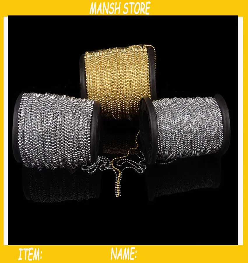 5m/lot Lamp Switch Chain 3.2mm Diameter Metal Ball Chains For Light Fan Plated Iron Chains Free Shipping
5m/lot Lamp Switch Chain 3.2mm Diameter Metal Ball Chains For Light Fan Plated Iron Chains Free Shipping
