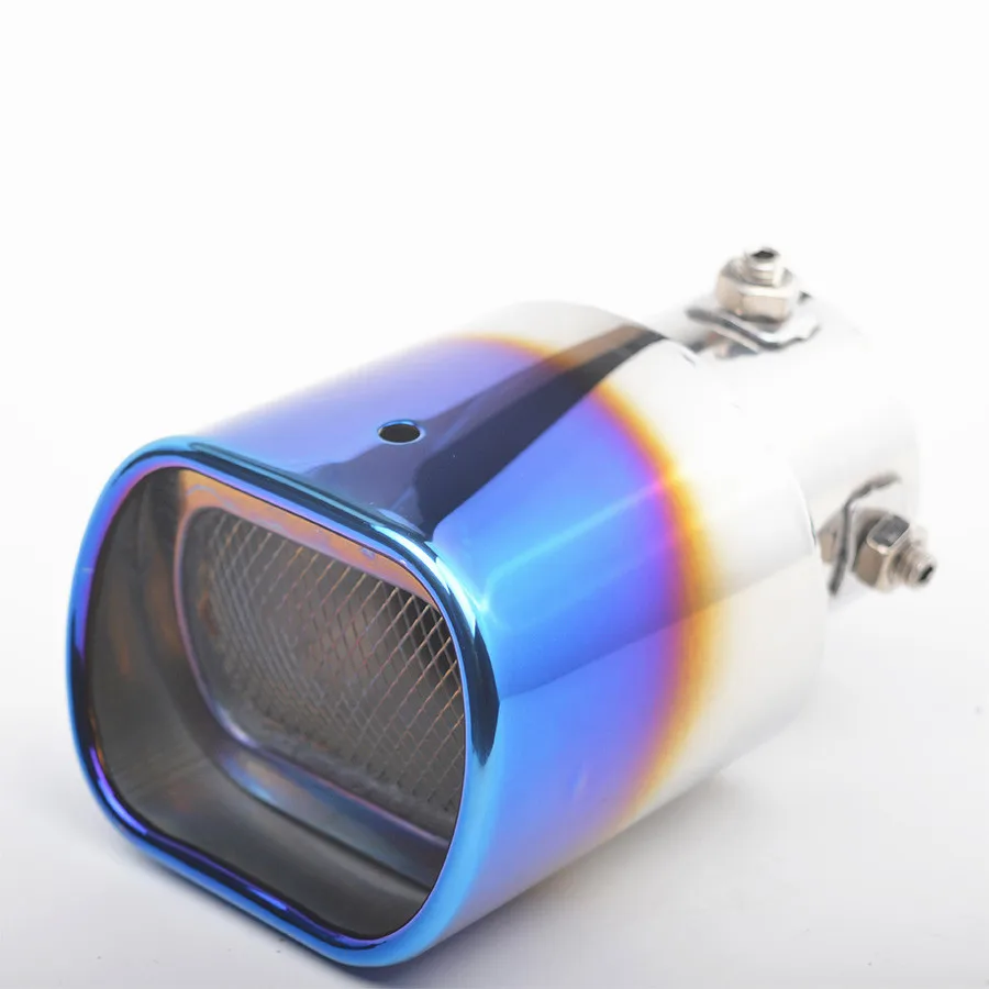 Universal Car Exhaust Pipe Muffler Tip Tail Stainless Steel Modification Grilled Blue Square Tube Exhaust Pipe Cover
Universal Car Exhaust Pipe Muffler Tip Tail Stainless Steel Modification Grilled Blue Square Tube Exhaust Pipe Cover