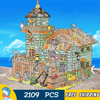 2109pcs New Fish House two-layer Sea Beach Figure Building Blocks Collection Toys Compatible With Lago
2109pcs New Fish House two-layer Sea Beach Figure Building Blocks Collection Toys Compatible With Lago