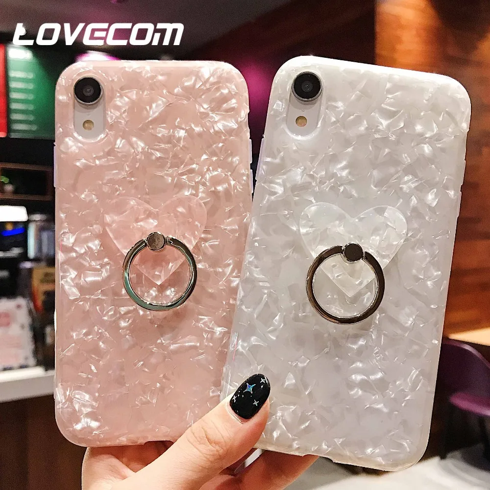 LOVECOM Dream Shell Cases For iPhone XS Max XR XS X 6 6S 7 8 Plus Soft IMD Phone Back Cover With Heart Ring Holder Kickstand
LOVECOM Dream Shell Cases For iPhone XS Max XR XS X 6 6S 7 8 Plus Soft IMD Phone Back Cover With Heart Ring Holder Kickstand