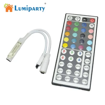 LumiParty 12V 6A 44 Keys Mini Ir Remote RGB LED Controller for 3528 & 5050 RGB LED Strip Lights
LumiParty 12V 6A 44 Keys Mini Ir Remote RGB LED Controller for 3528 & 5050 RGB LED Strip Lights