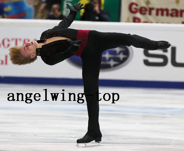 Men Ice Skating Suit Boys Figure Skating Dress For Competition Custom Figure Skating Suit with Trousers Black Free Shipping
Men Ice Skating Suit Boys Figure Skating Dress For Competition Custom Figure Skating Suit with Trousers Black Free Shipping