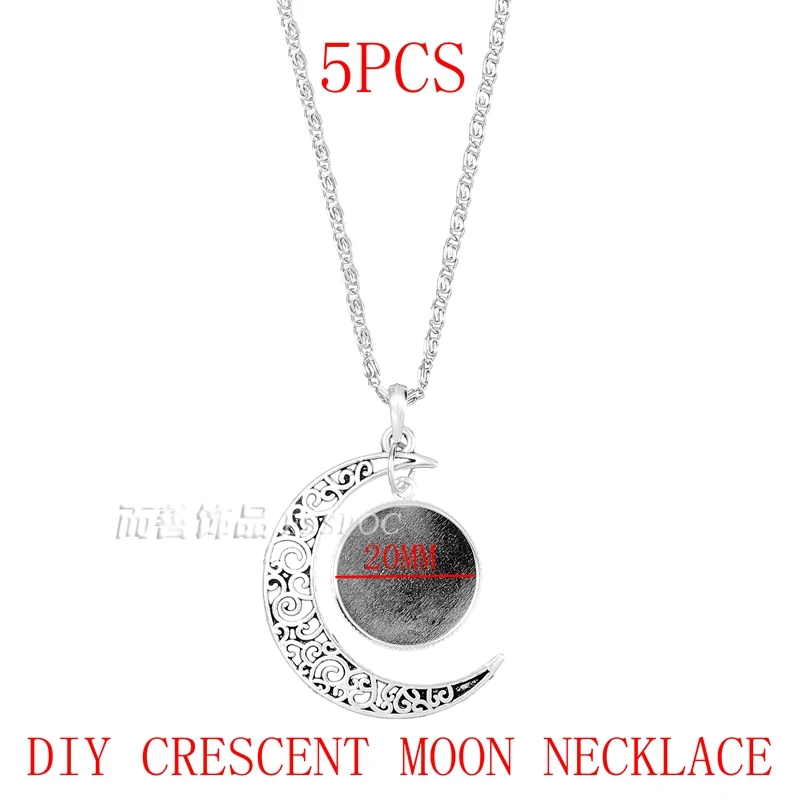 5 PCS/lot Fashion Silver Alloy Crescent Moon Necklace Base Necklace DIY Jewelry Findings Handcraft Girl Friends Female Gift
5 PCS/lot Fashion Silver Alloy Crescent Moon Necklace Base Necklace DIY Jewelry Findings Handcraft Girl Friends Female Gift