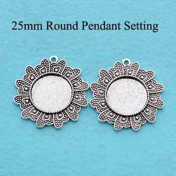 25mm Pendant Tray, Antique Silver 25mm Pendant Settings, Fairy Wing Style Cabochon Tray Pendant, Bezel Setting
25mm Pendant Tray, Antique Silver 25mm Pendant Settings, Fairy Wing Style Cabochon Tray Pendant, Bezel Setting