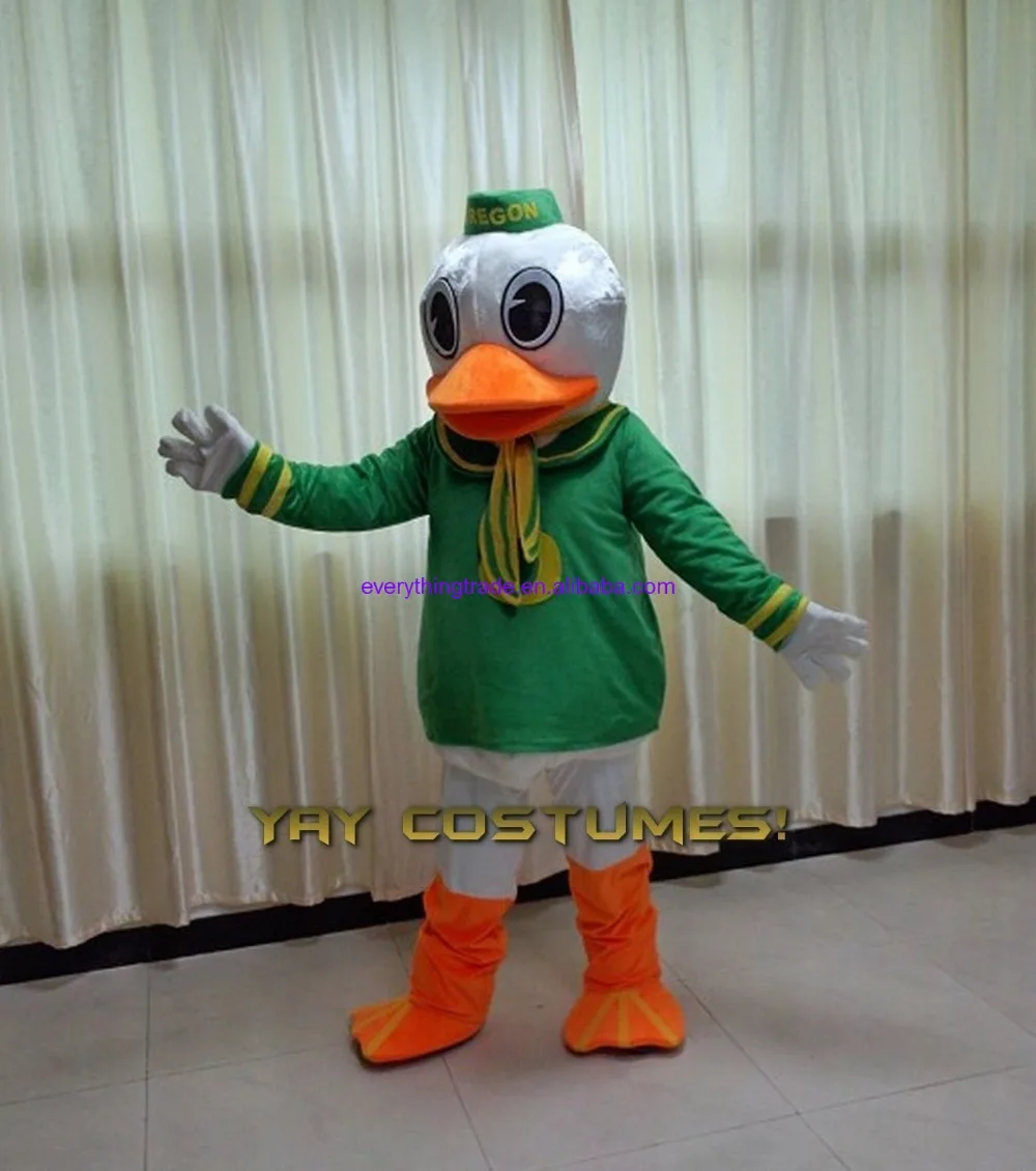 New arrival Cute Cartoon Character Adult Green Duck Nice Mascot Costume Oregon Adult Size HOT SALE
New arrival Cute Cartoon Character Adult Green Duck Nice Mascot Costume Oregon Adult Size HOT SALE