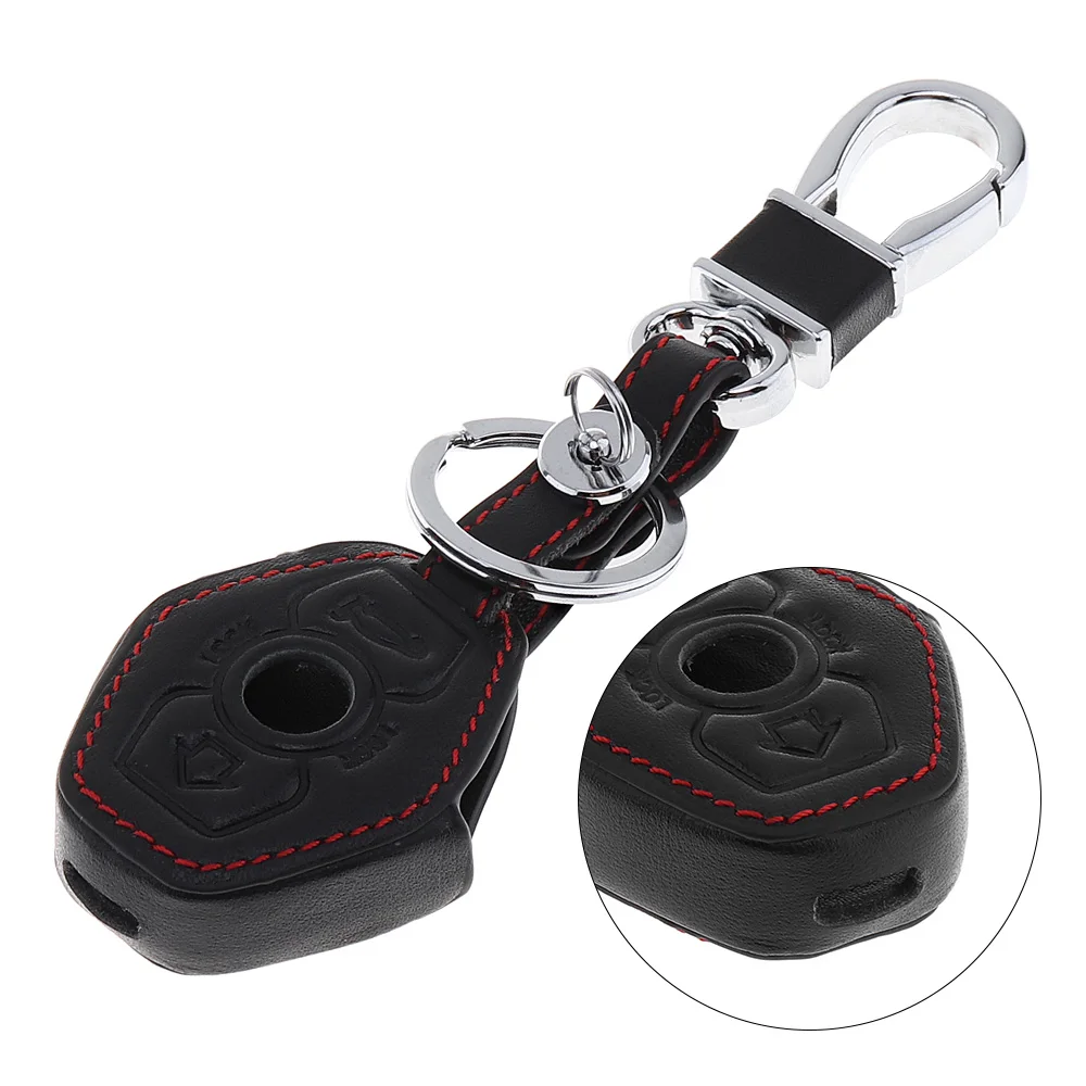 4 Buttons Hand Sewed Leather Car Key Cover Protector Holder with Hanging Buckle for BMW E38 E39 E46 E53 E60/61 E63/64 E83 E85/86
4 Buttons Hand Sewed Leather Car Key Cover Protector Holder with Hanging Buckle for BMW E38 E39 E46 E53 E60/61 E63/64 E83 E85/86