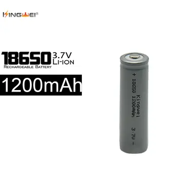 Brand New 100Pcs/lot 18650 Rechargeable 1200mAh 3.7 v Lithium-ion gray Battery For LED Flashlight Laser Pointer 18650
Brand New 100Pcs/lot 18650 Rechargeable 1200mAh 3.7 v Lithium-ion gray Battery For LED Flashlight Laser Pointer 18650