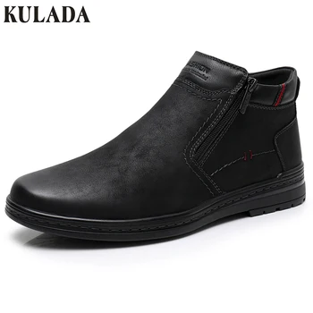 KULADA Boots Men's Winter Shoes Ankle Boots Men Warmest Snow Boots Double Zipper Side Boot Men Casual Thick fur Shoes Size 40-48
KULADA Boots Men's Winter Shoes Ankle Boots Men Warmest Snow Boots Double Zipper Side Boot Men Casual Thick fur Shoes Size 40-48
