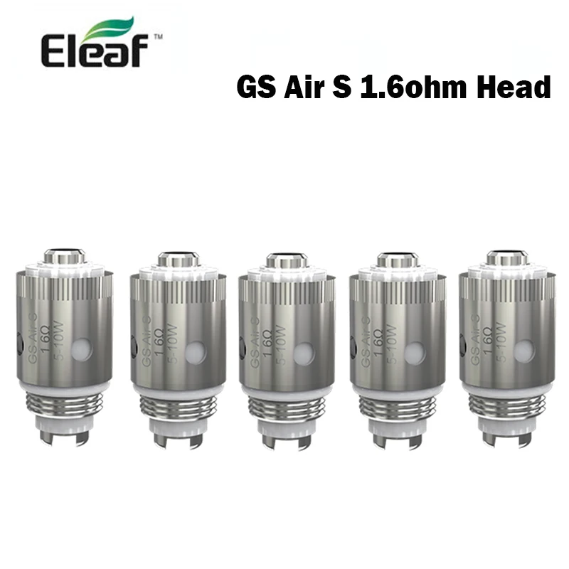 5pcs/lotEleaf GS Air S 1.6ohm Head Adopts the SS316L material Presents Better MTL Vaping And Great Flavor Fit for Eleaf iTap Kit
5pcs/lotEleaf GS Air S 1.6ohm Head Adopts the SS316L material Presents Better MTL Vaping And Great Flavor Fit for Eleaf iTap Kit