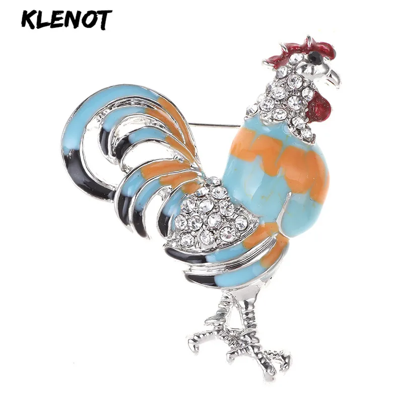 Blue Enamel Rooster Animal Brooch Pins Rhinestone Silver Color Pins Chicken Hen Cock Rooster Brooches for Women Birthday Jewelry
Blue Enamel Rooster Animal Brooch Pins Rhinestone Silver Color Pins Chicken Hen Cock Rooster Brooches for Women Birthday Jewelry