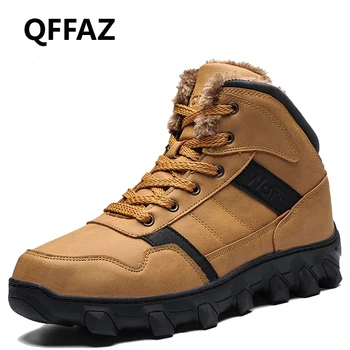 QFFAZ Winter Leather Men Boots Outdoor Casual Shoes Botas Warm Snow Boots Men Winter Sneakers For Men Botas Nieve Hombre
QFFAZ Winter Leather Men Boots Outdoor Casual Shoes Botas Warm Snow Boots Men Winter Sneakers For Men Botas Nieve Hombre