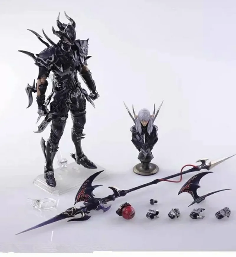 Play Arts Final Fantasy 14 Estinien Bring Action Figures BJD Collectible Toys 25cm