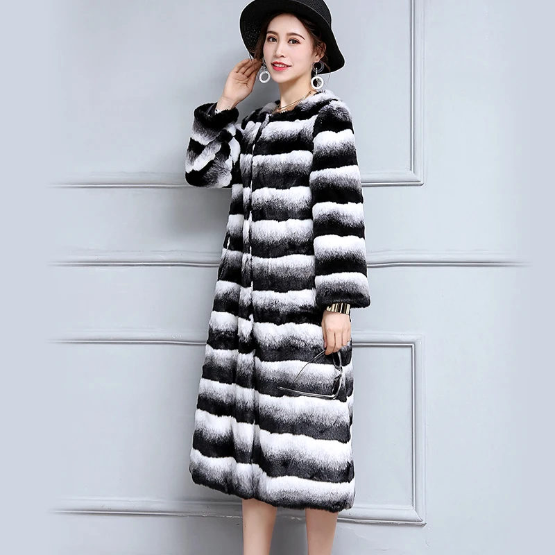 Nerazzurri Chinchilla Fur Coat Gradual Color Winter Warm Long Colorful Fluffy plus Size Faux Fur outwear 5xl 6xl High Quality
Nerazzurri Chinchilla Fur Coat Gradual Color Winter Warm Long Colorful Fluffy plus Size Faux Fur outwear 5xl 6xl High Quality