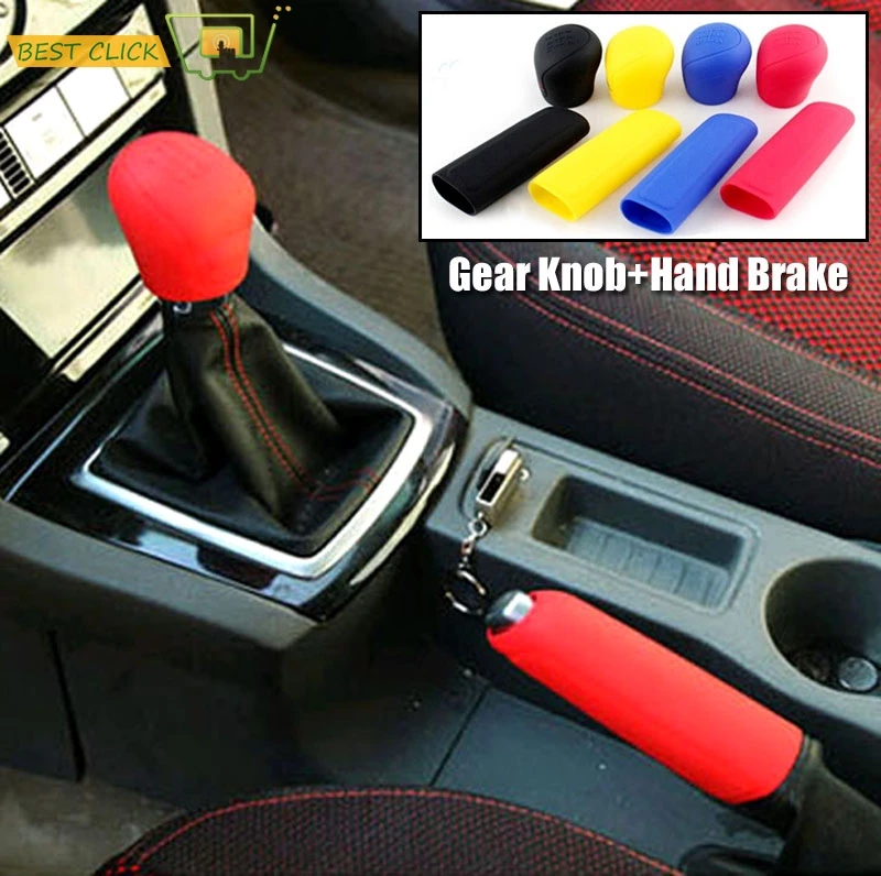 2Pcs Car Silicone Gel Gear Knob Cover Head Shift Glove Gear Shift Collars Handbrake Sleeve Car Hand Brake Covers Skin Universal
2Pcs Car Silicone Gel Gear Knob Cover Head Shift Glove Gear Shift Collars Handbrake Sleeve Car Hand Brake Covers Skin Universal