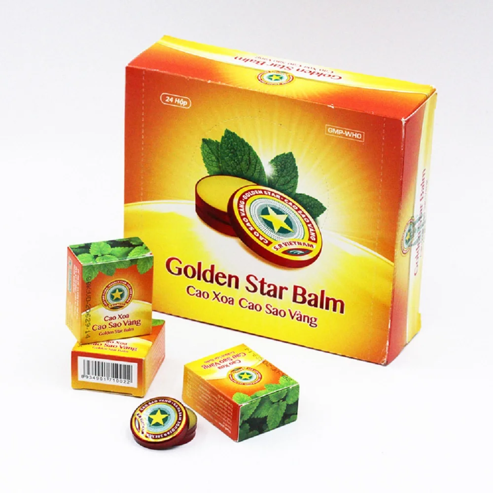 24Pcs Vietnam Golden Star Tiger Menthol Balm For Cold Headache Dizziness Insect Stings Essential Herbal Cream Ointment Wholesale
24Pcs Vietnam Golden Star Tiger Menthol Balm For Cold Headache Dizziness Insect Stings Essential Herbal Cream Ointment Wholesale