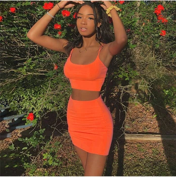 Women's sets Two piece set Streetwear short Tops and Mini Skirts Set Party Ladies Sexy suit 2 piece set 2pcs female Clubwear
Women's sets Two piece set Streetwear short Tops and Mini Skirts Set Party Ladies Sexy suit 2 piece set 2pcs female Clubwear