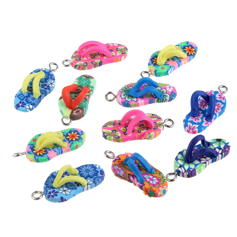Handmade Polymer Clay slippers pendant necklace charms Jewelry Accessories cute keychain pendant necklace for DIY decoration
Handmade Polymer Clay slippers pendant necklace charms Jewelry Accessories cute keychain pendant necklace for DIY decoration