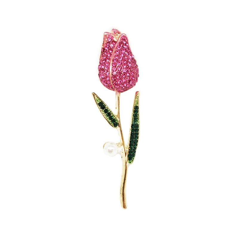 Delicate Red pruple Crystal Tulip Flower brooches pins for women men suit corsage girls ladies wedding brooch jewelry pins
Delicate Red pruple Crystal Tulip Flower brooches pins for women men suit corsage girls ladies wedding brooch jewelry pins